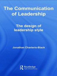 cover of the book The Communication of Leadership: The Design of Leadership Style