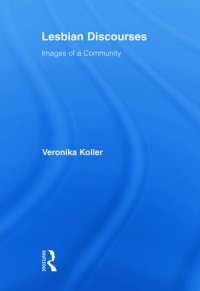 cover of the book Lesbian Discourses: Images of a Community