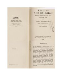 cover of the book Reality and religion : meditations on God, man and nature