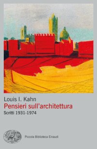 cover of the book Pensieri sull'architettura. Scritti 1931-1974