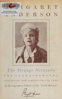 cover of the book The Strange Necessity: The Autobiography