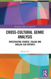 cover of the book Cross-cultural Genre Analysis: Investigating Chinese, Italian and English CSR reports