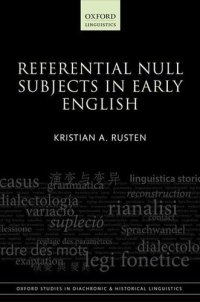 cover of the book Referential Null Subjects in Early English (Oxford Studies in Diachronic and Historical Linguistics)