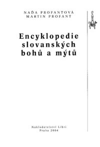 cover of the book Encyklopedie slovanských bohů a mýtů