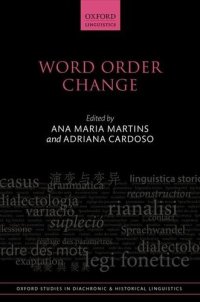 cover of the book Word Order Change (Oxford Studies in Diachronic and Historical Linguistics)