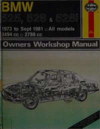 cover of the book Haynes BMW 525, 528 & 528i Owners Workshop Manual