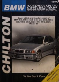 cover of the book Chilton's BMW 3-Series/M3/Z3 1989-98 Repair Manual