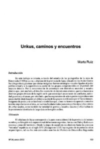cover of the book Unkus, caminos y encuentros