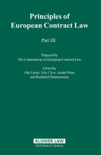 cover of the book Principles of European Contract Law - Part III
