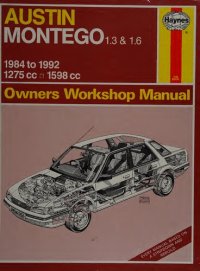 cover of the book Haynes Austin Montego 1.3 and 1.6 Owners Workshop Manual