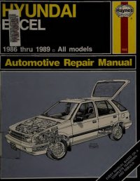 cover of the book Haynes Hyundai Excel 1986 thru 1989 Owners Workshop Manual