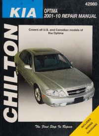 cover of the book Chilton's Kia Optima 2001-10 Repair Manual