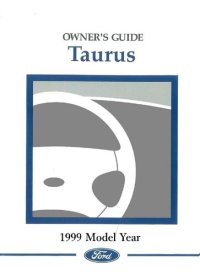 cover of the book Ford Taurus Owner's Guide: 1999 Model Year