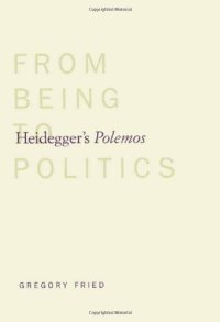 cover of the book Heidegger's Polemos: From Being to Politics