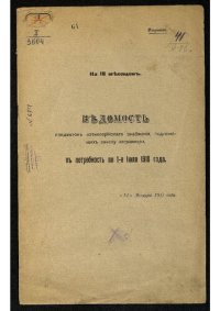 cover of the book Россия. Главное артиллерийское управление. Ведомость предметов артиллерийского снабжения, подлежащих заказу заграницей, в потребность ... [по датам].. по 1-е июля 1918 года. На 18 месяцев.