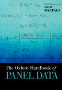 cover of the book The Oxford Handbook of Panel Data