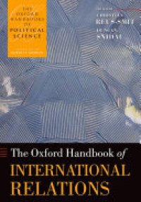 cover of the book The Oxford Handbook of International Relations