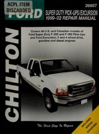 cover of the book Chilton's Ford Super Duty Pick-Ups/Excursion 1999-02 Repair Manual