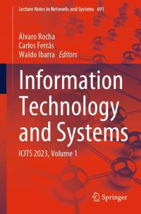 cover of the book Information Technology and Systems: ICITS 2023