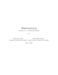 cover of the book Precalculus
