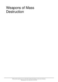 cover of the book Weapons of Mass Destruction