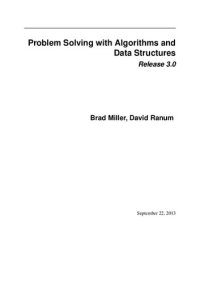 cover of the book Problem Solving with Algorithms and Data Structures Using Python