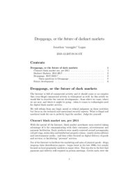 cover of the book Dropgangs, Or the Future of Darknet Markets