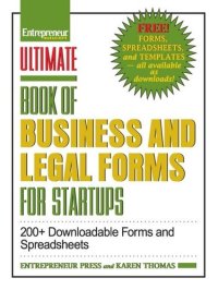 cover of the book Ultimate Book of Business and Legal Forms for Startups