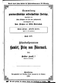 cover of the book Shakespeares Hamlet, Prinz von Dänemark