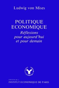 cover of the book Politique economique