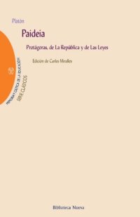 cover of the book Paideia.. Protagoras, de la Republica y de las Leyes