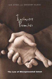 cover of the book Insincere Promises: The Law of Misrepresented Intent