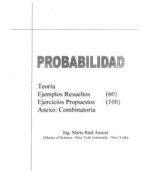 cover of the book Probabilidad