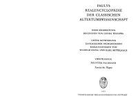 cover of the book Paulys Realencyclopadie der classischen Altertumswissenschaft: neue Bearbeitung, Bd.5A 1 : Taurisci - Thapsis: Bd V A, Hbd V A,1