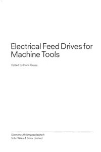 cover of the book Electrical Feed-drives for Machine Tools