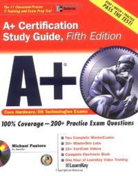 cover of the book A+ Certification Study Guide, Fifth Edition (Certification Press)