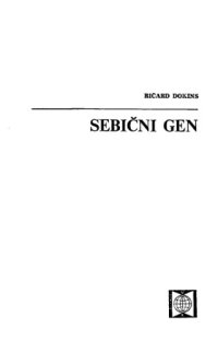 cover of the book Sebicni gen