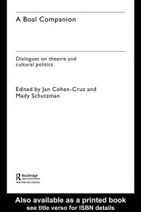 cover of the book A Boal Companion: Dialogues on Theatre and Cultural Politics