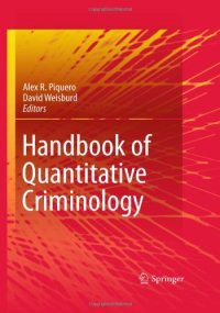 cover of the book Handbook of Quantitative Criminology