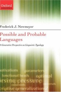 cover of the book Possible and Probable Languages: A Generative Perspective on Linguistic Typology