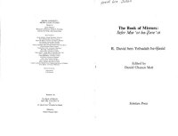 cover of the book Book of Mirrors Sefer Mar'Ot Ha-Zove'Ot (Brown Judaic studies)