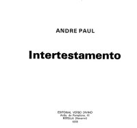 cover of the book Intertestamento