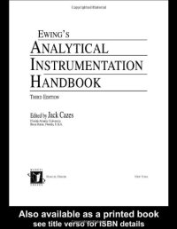 cover of the book Analytical Instrumentation Handbook, Third Edition