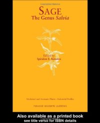 cover of the book Sage: The Genus Salvia (Medicinal and Aromatic Plants - Industrial Profiles)