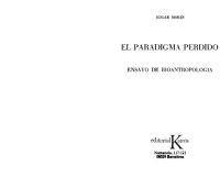 cover of the book El Paradigma Perdido