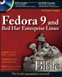 cover of the book Fedora 9 and Red Hat Enterprise Linux Bible (Bible (Wiley))