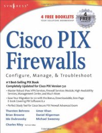 cover of the book Cisco PIX Firewalls: Configure, Manage, & Troubleshoot