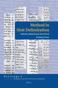 cover of the book Method in Unit Delimitation (Pericope 6)