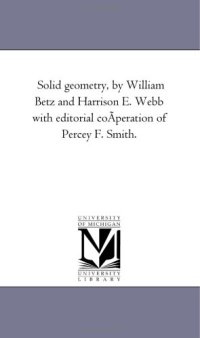 cover of the book Solid geometry