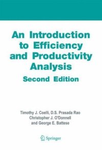 cover of the book An Introduction to Efficiency and Productivity Analysis